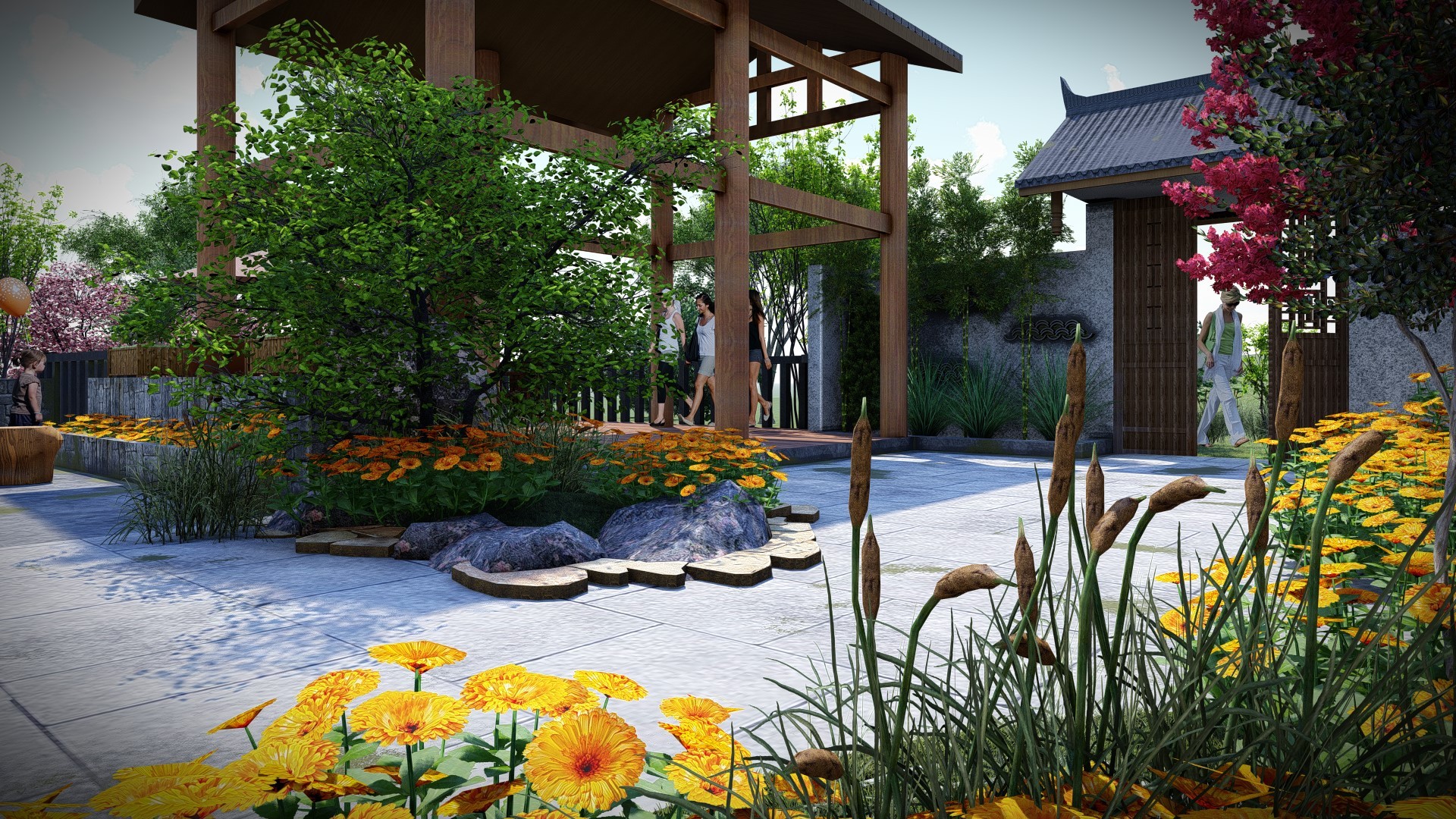 庭院新生 民宿景观设计中的空间艺术与情感连接